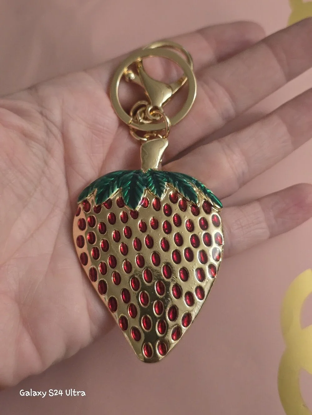 Strawberry 🍓 Bag Charm/ Keychain NEW
